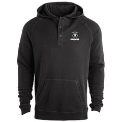 Las Vegas Raiders Dunbrooke Montana Raglan Thermal Hoodie Black | NFL