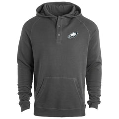 Philadelphia Eagles Dunbrooke Montana Raglan Thermal Hoodie Gray | NFL