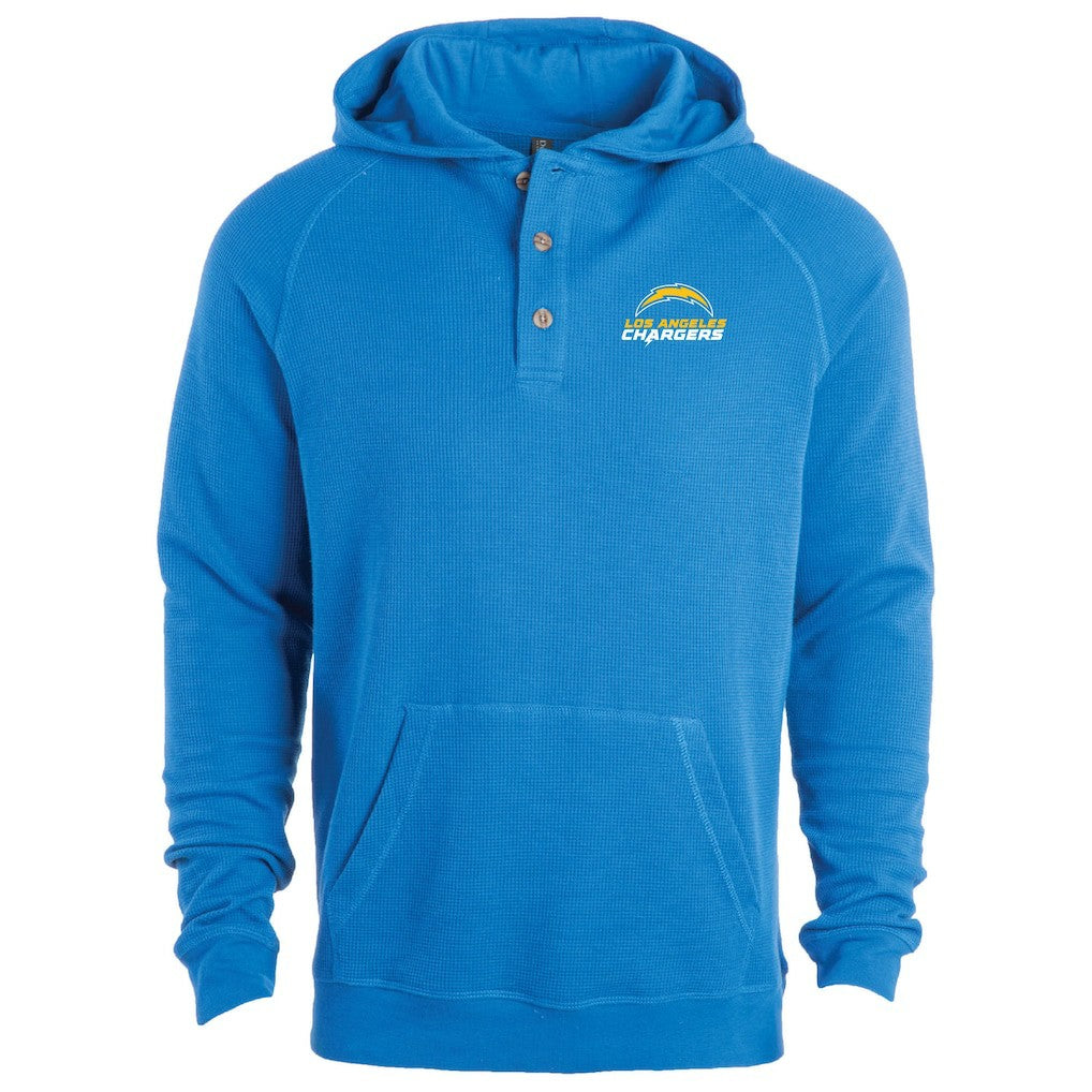 Los Angeles Chargers Dunbrooke Montana Raglan Thermal Hoodie Royal | NFL