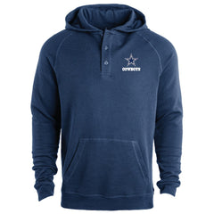 Dallas Cowboys Dunbrooke Montana Raglan Thermal Hoodie Navy | NFL