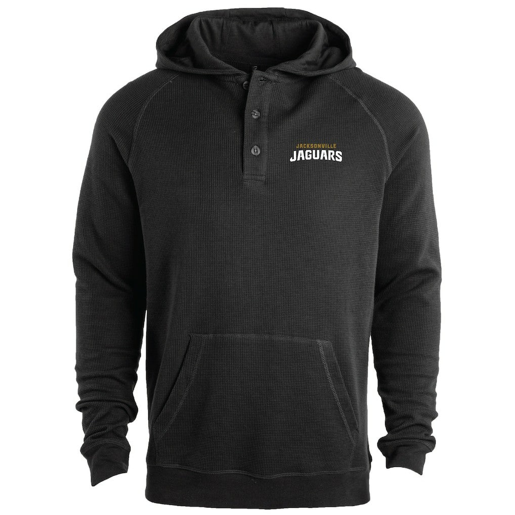 Jacksonville Jaguars Dunbrooke Montana Raglan Thermal Hoodie Black | NFL