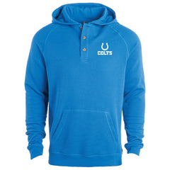 Indianapolis Colts Dunbrooke Montana Raglan Thermal Hoodie Royal | NFL