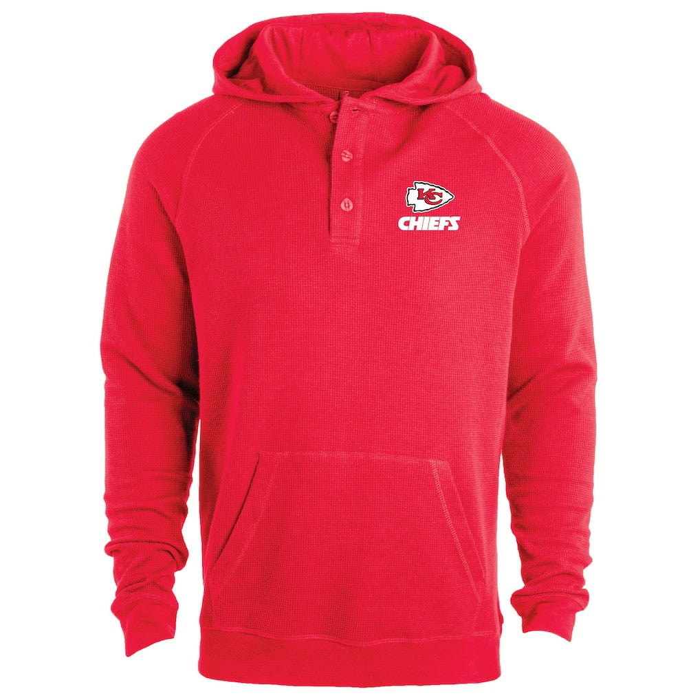 Kansas City Chiefs Dunbrooke Montana Raglan Thermal Hoodie Red | NFL