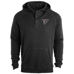 Atlanta Falcons Dunbrooke Montana Raglan Thermal Hoodie Black | NFL