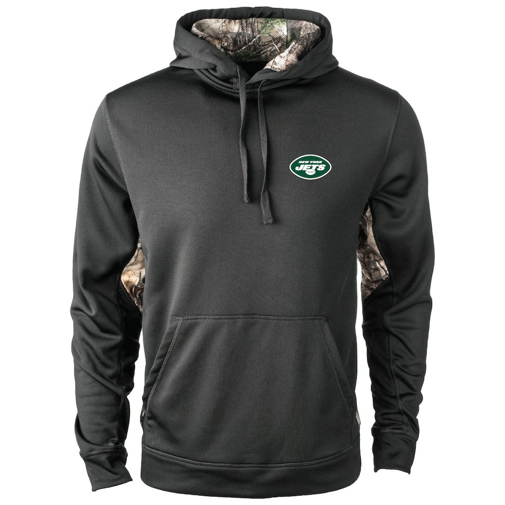 New York Jets Dunbrooke Ranger Real Tree Camo Hoodie Black | NFL