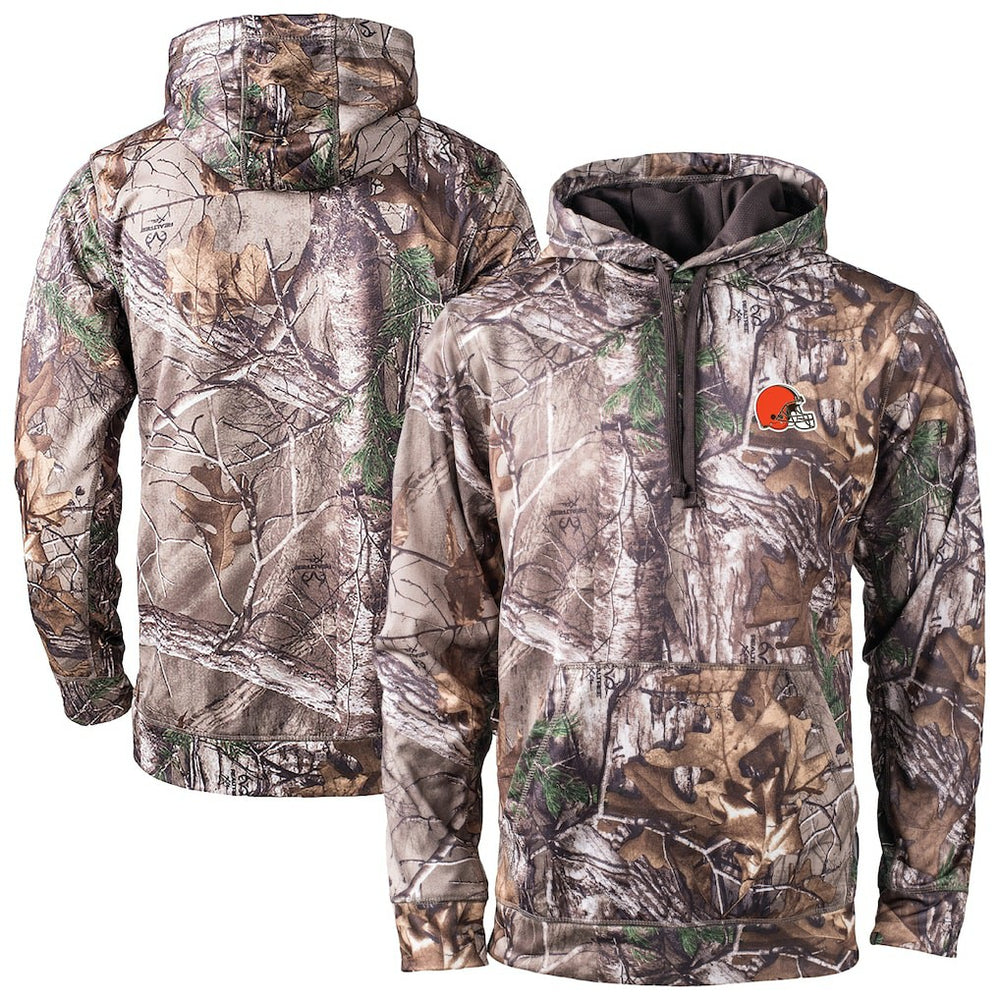 Cleveland Browns Dunbrooke Champion Tech Fleece Hoodie Camo | NFL
