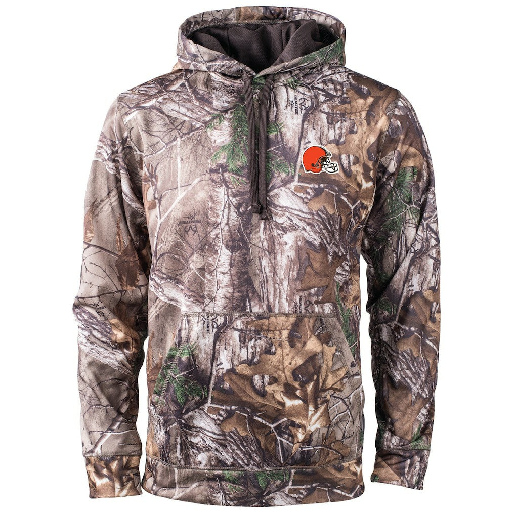 Cleveland Browns Dunbrooke Champion Tech Fleece Hoodie Camo | NFL