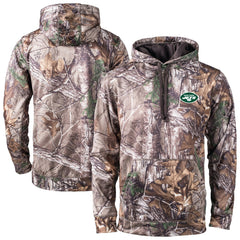 New York Jets Dunbrooke Champion Tech Fleece Hoodie Camo | NFL