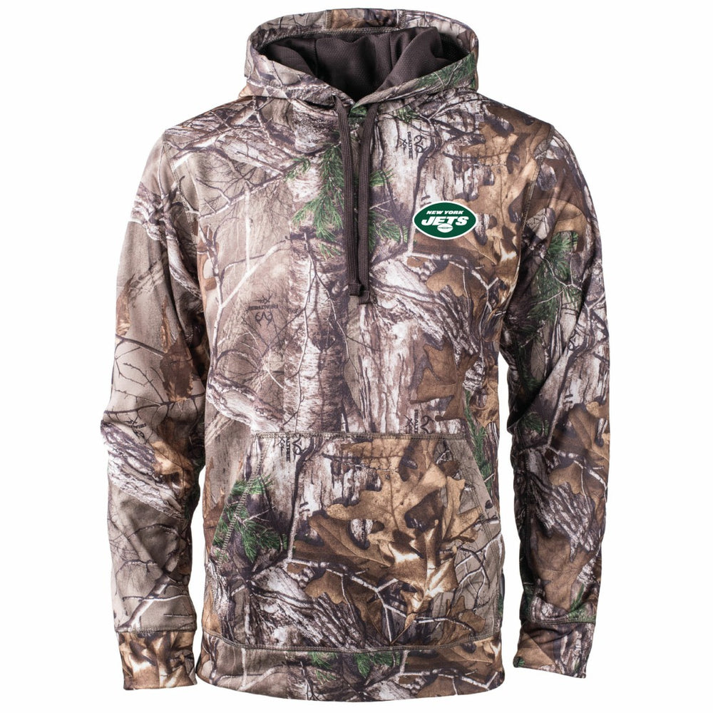 New York Jets Dunbrooke Champion Tech Fleece Hoodie Camo | NFL