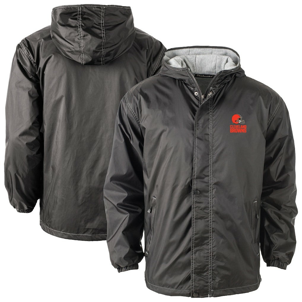 Cleveland Browns Dunbrooke Logo Legacy Stadium Full-Zip Hooded Jacket Black | NFL