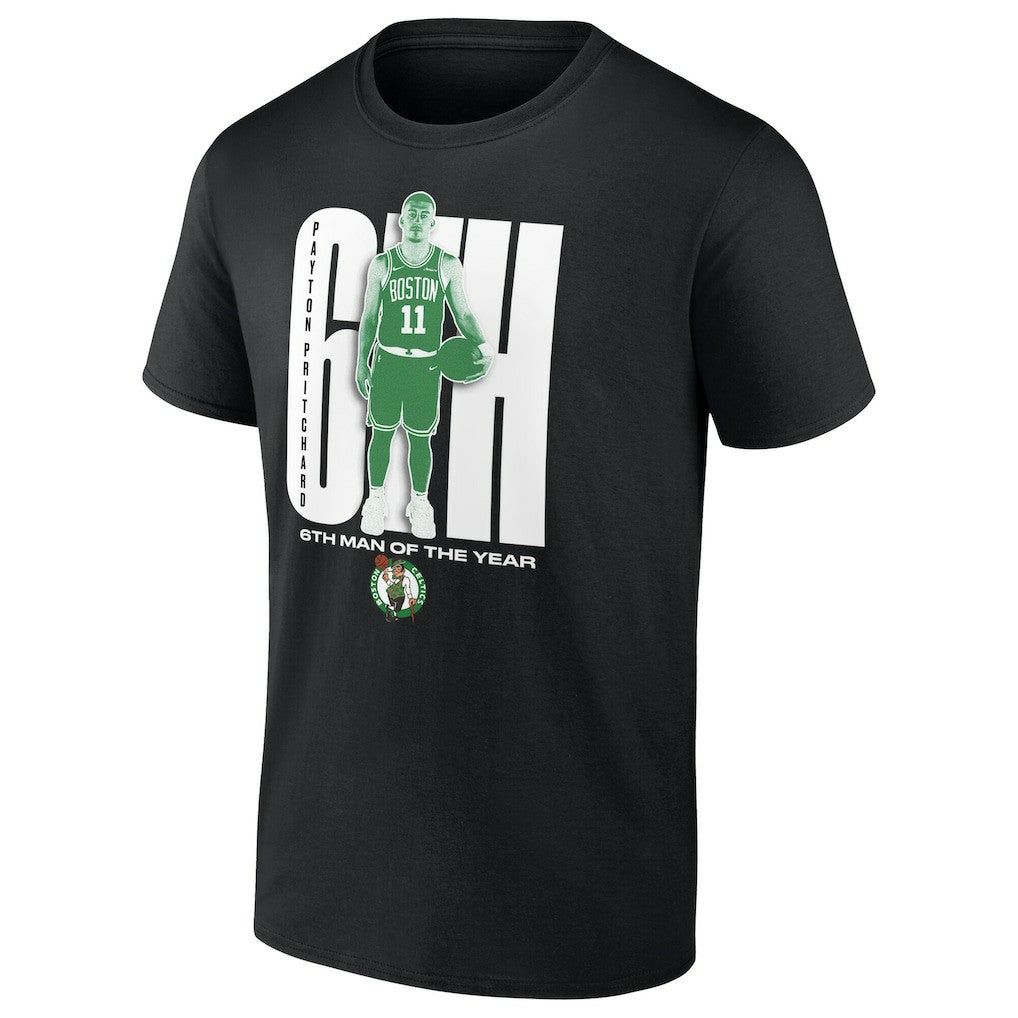 Payton Pritchard Boston Celtics 2025 NBA Sixth Man of the Year T-Shirt Black - NBA