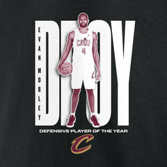 Evan Mobley Cleveland Cavaliers 2025 NBA Defensive Player of the Year T-Shirt Black - NBA