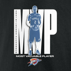 Shai Gilgeous-Alexander Oklahoma City Thunder 2025 NBA MVP T-Shirt Black - NBA