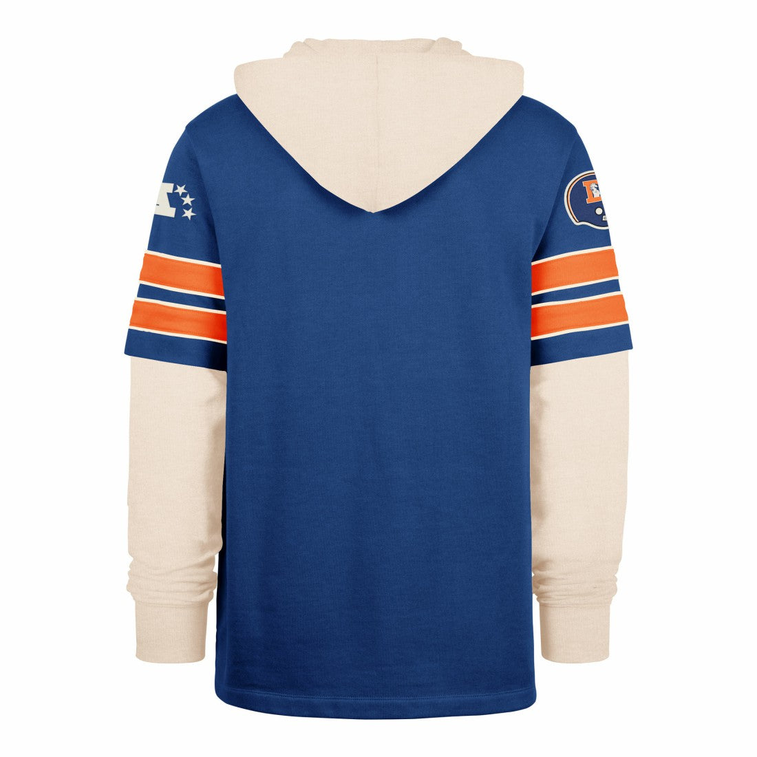 Denver Broncos '47 Big & Tall Split Zone Cornerback Hoodie Royal | 47 brand