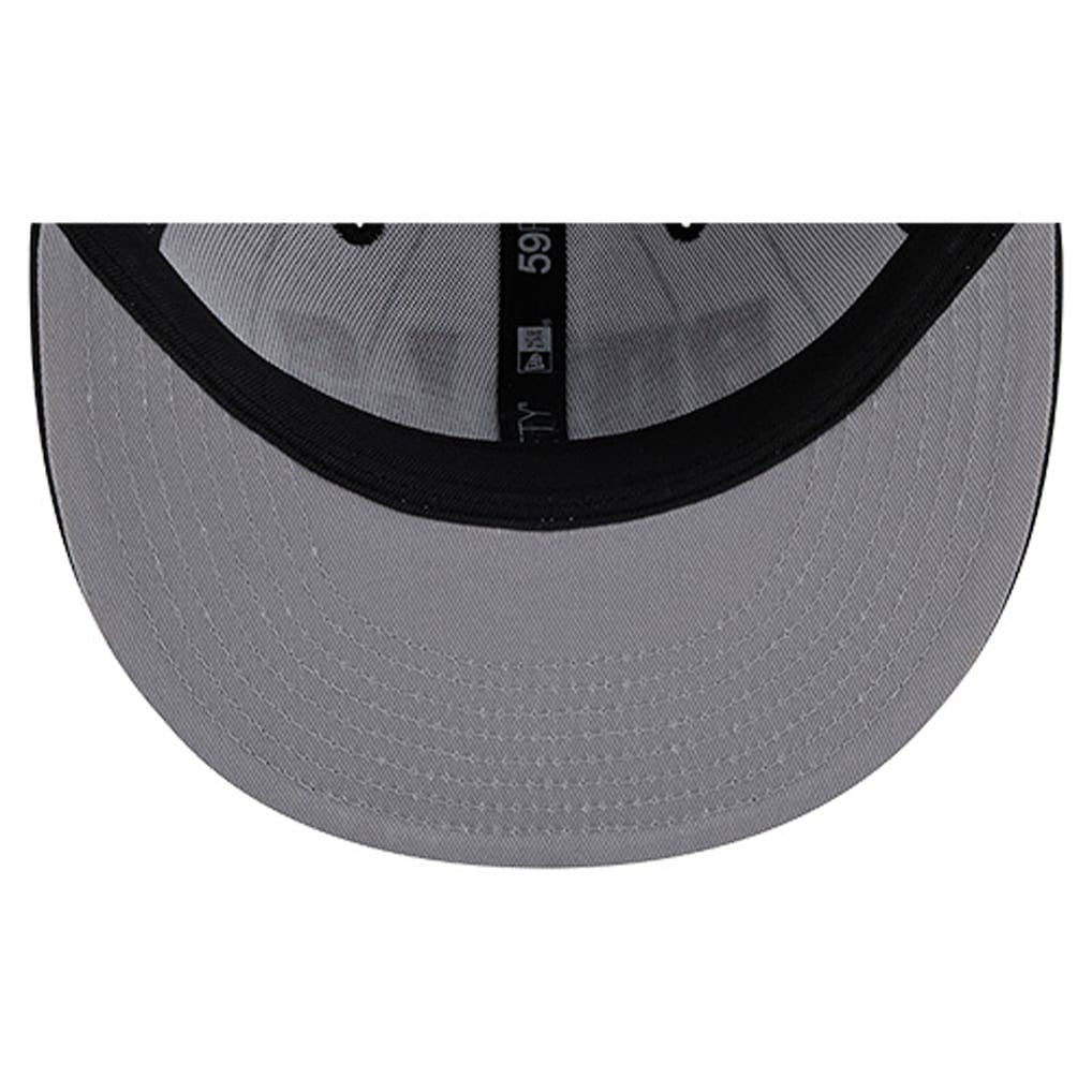 Chicago Bulls Wordmark Pinstripe 59FIFTY Fitted Hat White - NBA