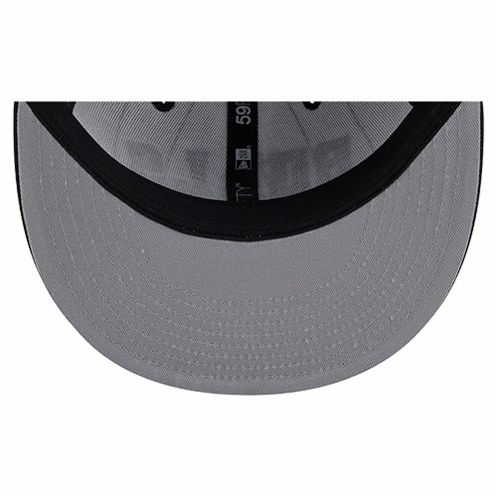 Chicago Bulls Wordmark Pinstripe 59FIFTY Fitted Hat White - NBA