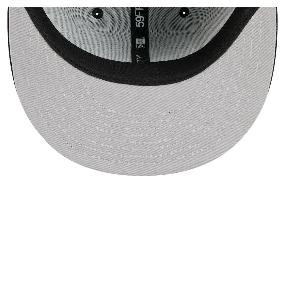 Los Angeles Kings New Era Faded Lines 59FIFTY Fitted Hat - Black - NHL
