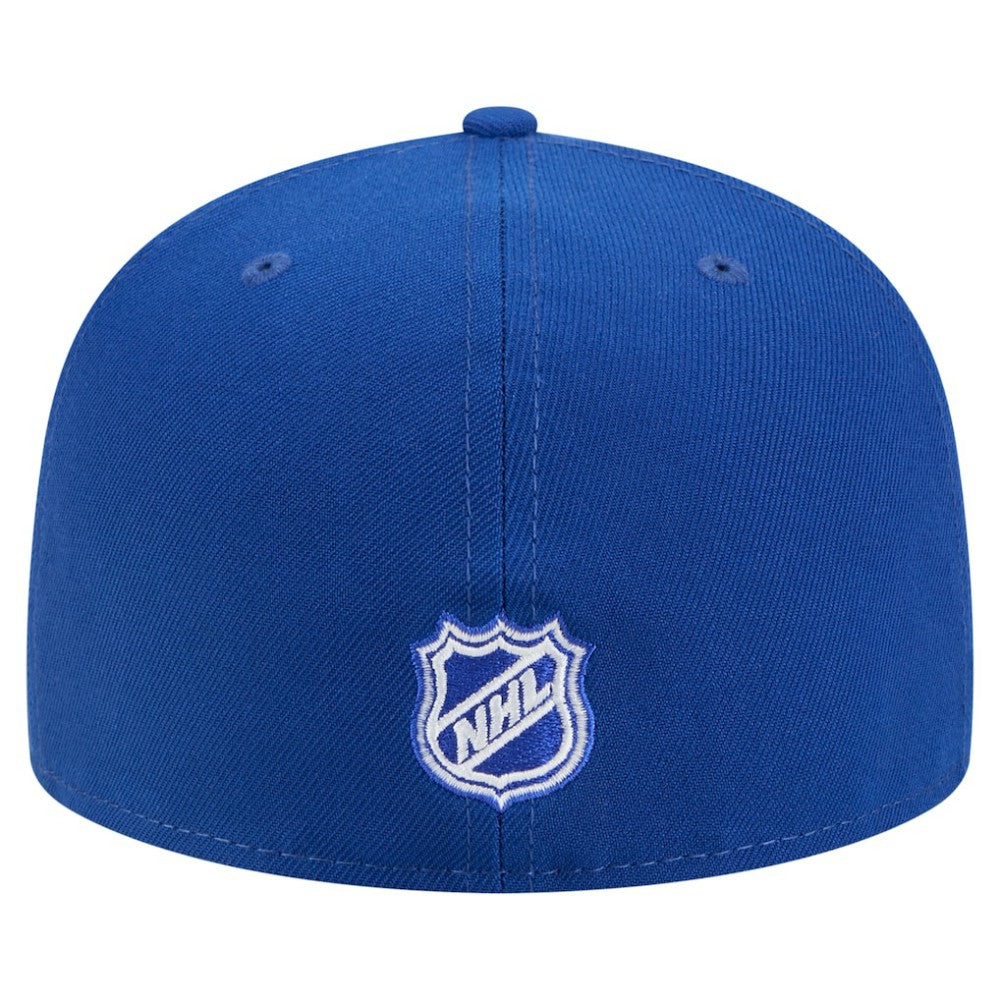 New York Rangers New Era Faded Lines 59FIFTY Fitted Hat - Blue - NHL