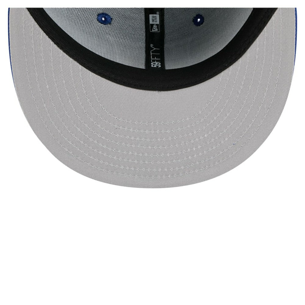 New York Rangers New Era Faded Lines 59FIFTY Fitted Hat - Blue - NHL