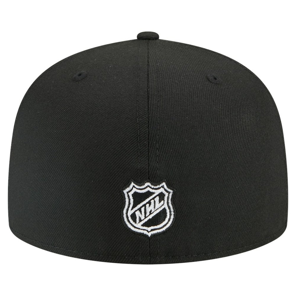 Pittsburgh Penguins New Era Faded Lines 59FIFTY Fitted Hat - Black - NHL