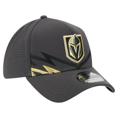 Vegas Golden Knights New Era Zig Zag 39THIRTY A-Frame Perforated Flex Hat - Gray - NHL