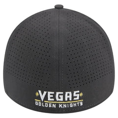 Vegas Golden Knights New Era Zig Zag 39THIRTY A-Frame Perforated Flex Hat - Gray - NHL