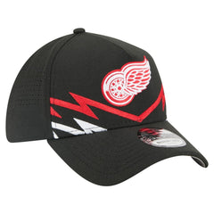 Detroit Red Wings New Era 39THIRTY A-Frame Perforated Flex Hat - Black - NHL
