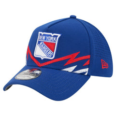 New York Rangers New Era 39THIRTY A-Frame Perforated Flex Hat - Blue - NHL