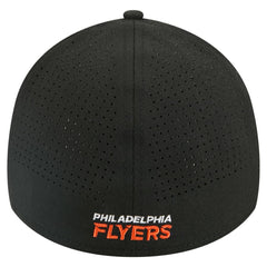 Philadelphia Flyers New Era 39THIRTY A-Frame Perforated Flex Hat - Black - NHL