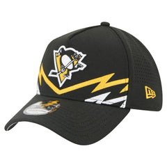 Pittsburgh Penguins New Era 39THIRTY A-Frame Perforated Flex Hat - Black - NHL