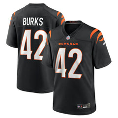 Oren Burks Cincinnati Bengals Team Game Jersey Black | Nike for Sale