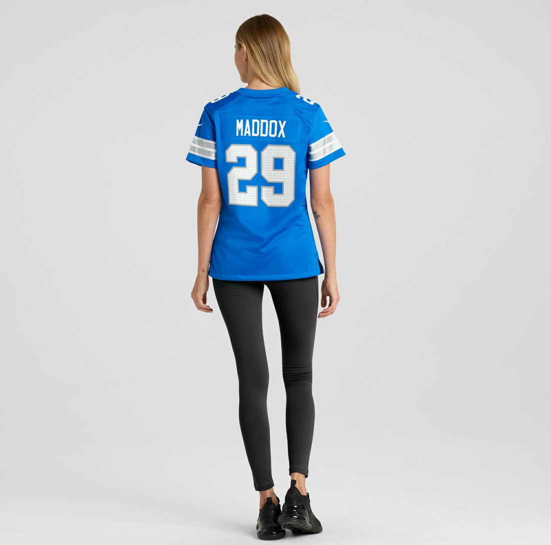 Avonte Maddox Detroit Lions Women's Team Game Jersey Blue | Nike for Sale