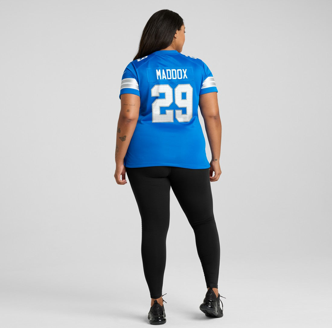 Avonte Maddox Detroit Lions Women's Team Game Jersey Blue | Nike for Sale