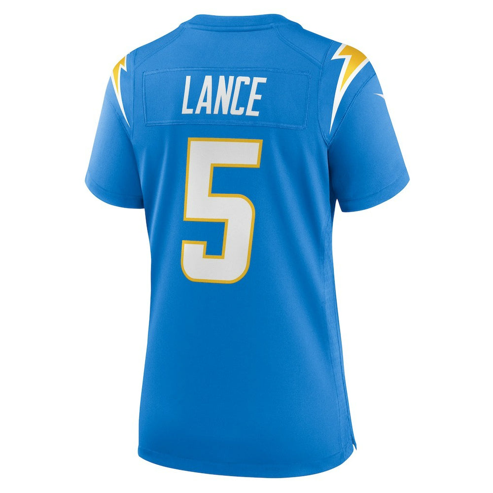 Trey Lance Los Angeles Chargers Women's Team Game Jersey Powder Blue | Nike for Sale