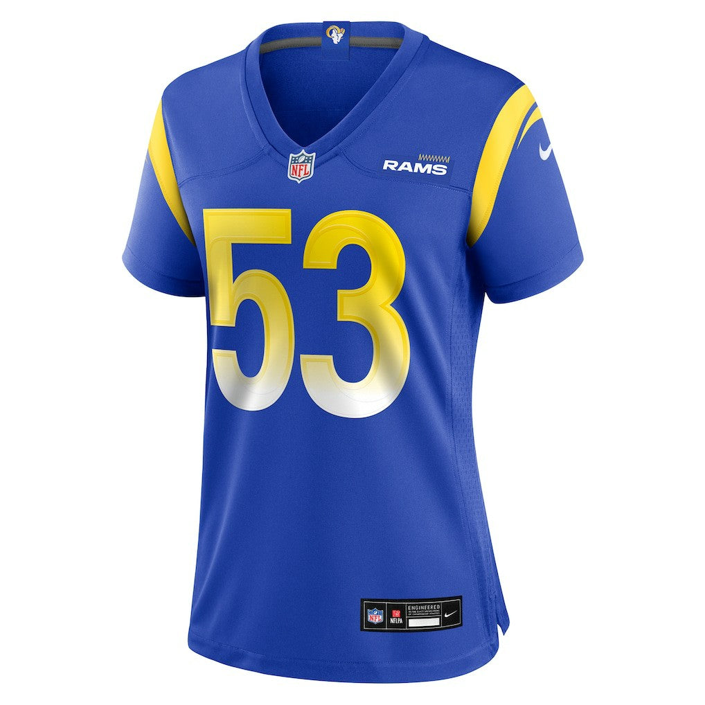 Nate Landman Los Angeles Rams Women's Team Game Jersey Royal | Nike for Sale