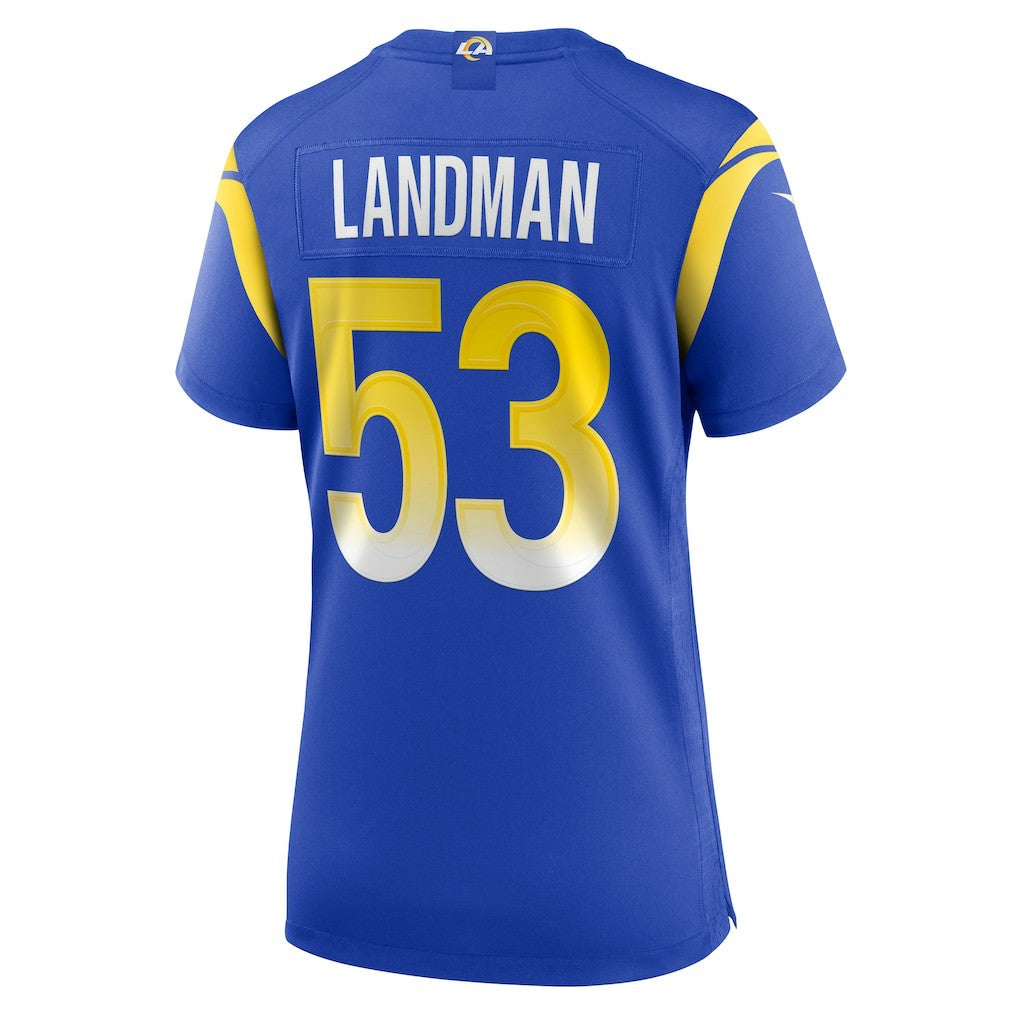 Nate Landman Los Angeles Rams Women's Team Game Jersey Royal | Nike for Sale