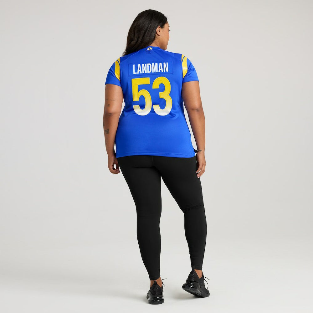 Nate Landman Los Angeles Rams Women's Team Game Jersey Royal | Nike for Sale