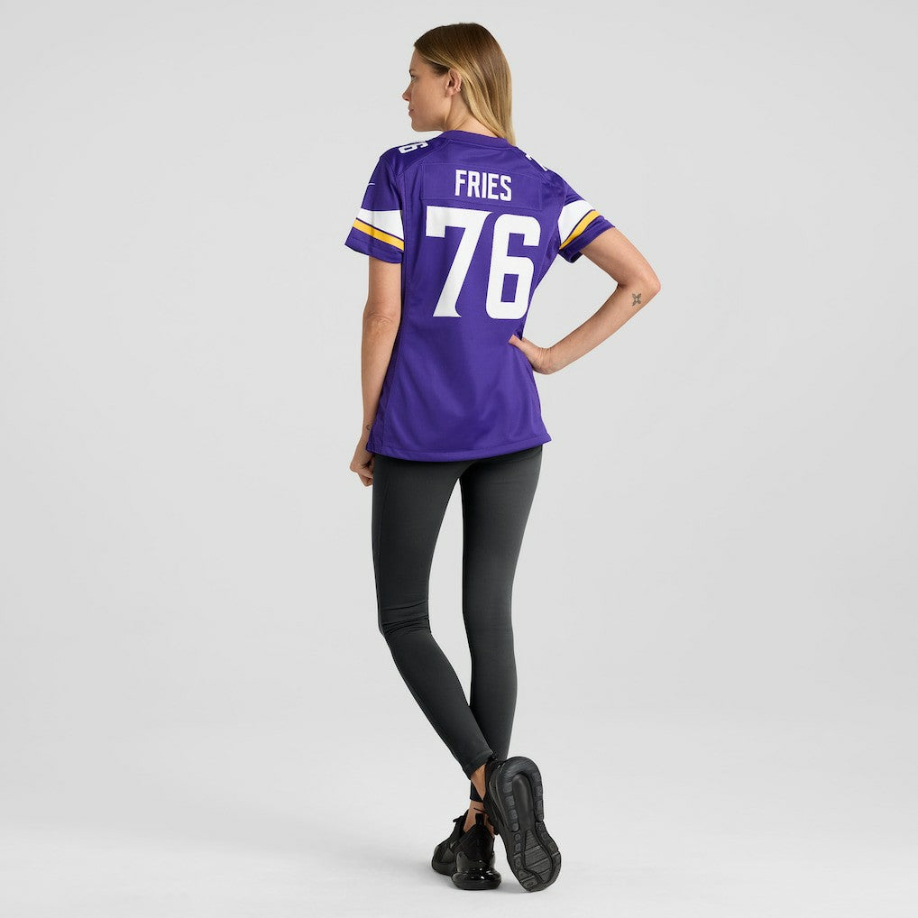 Will Fries Minnesota Vikings Women's Team Game Jersey Purple | Nike for Sale