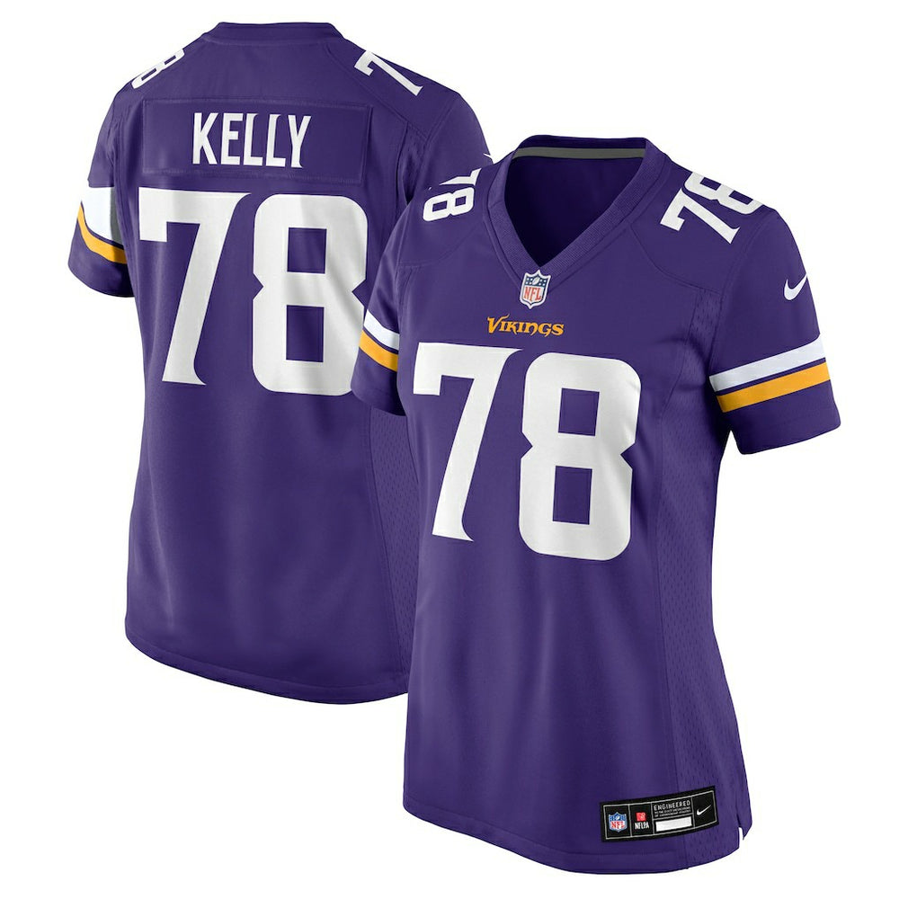 Ryan Kelly Minnesota Vikings Women's Team Game Jersey Purple | Nike for Sale