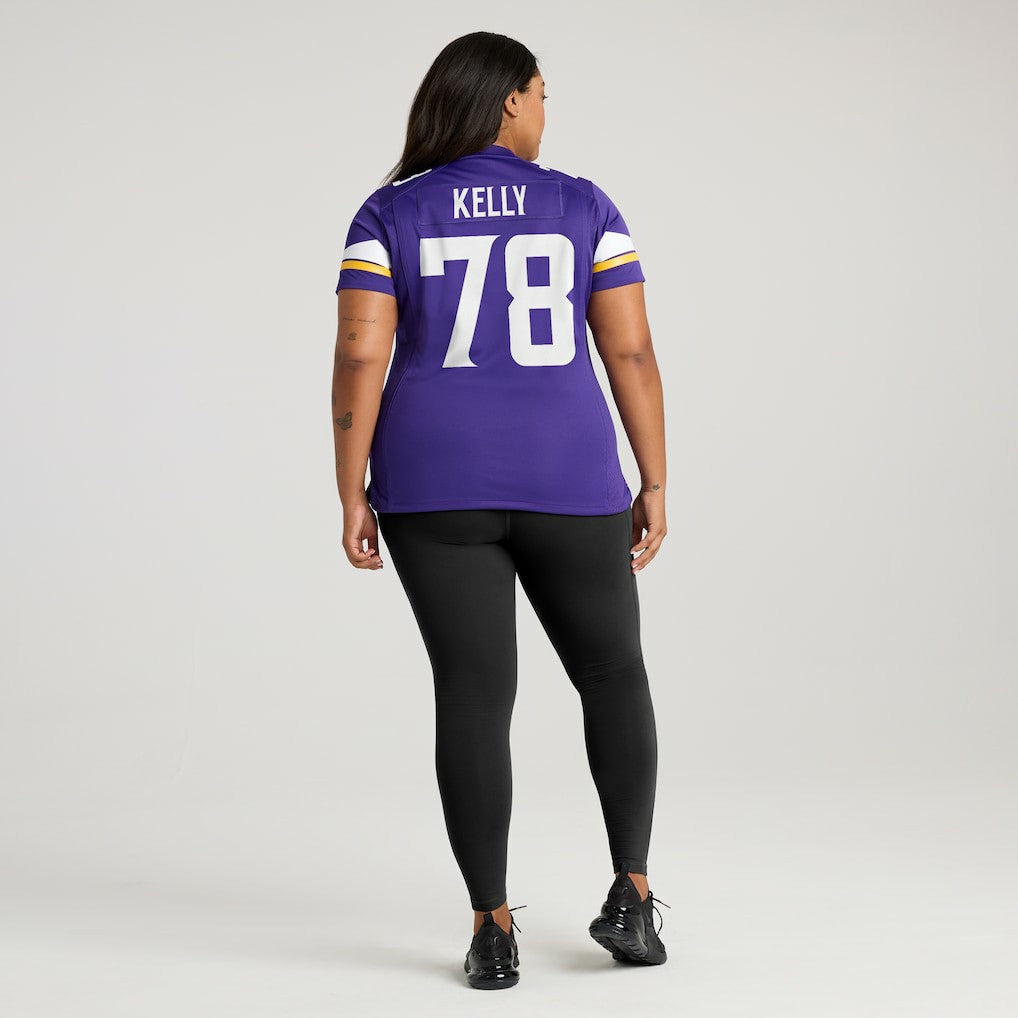 Ryan Kelly Minnesota Vikings Women's Team Game Jersey Purple | Nike for Sale