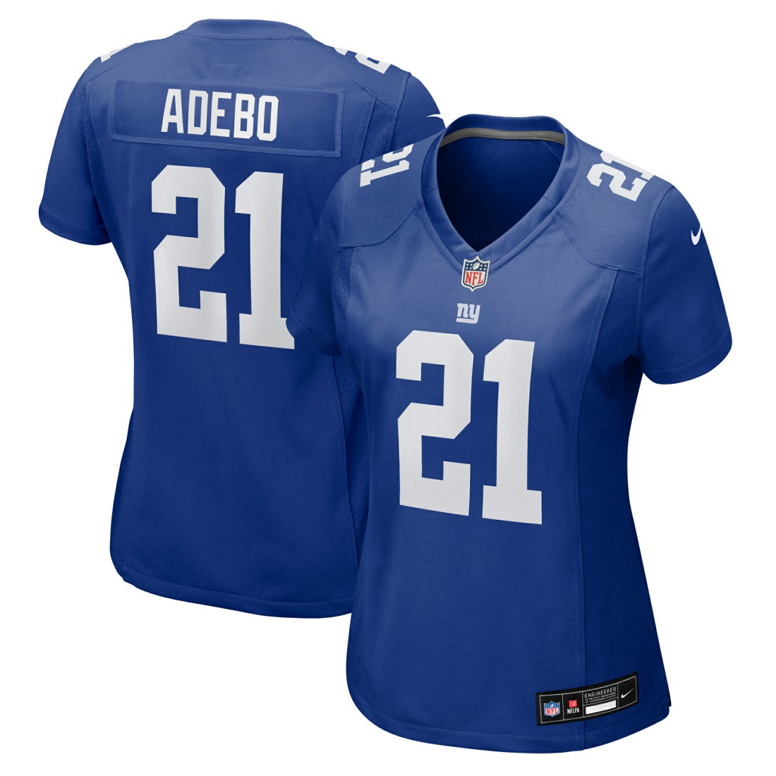 Paulson Adebo New York Giants Women's Team Game Jersey Royal | Nike for Sale