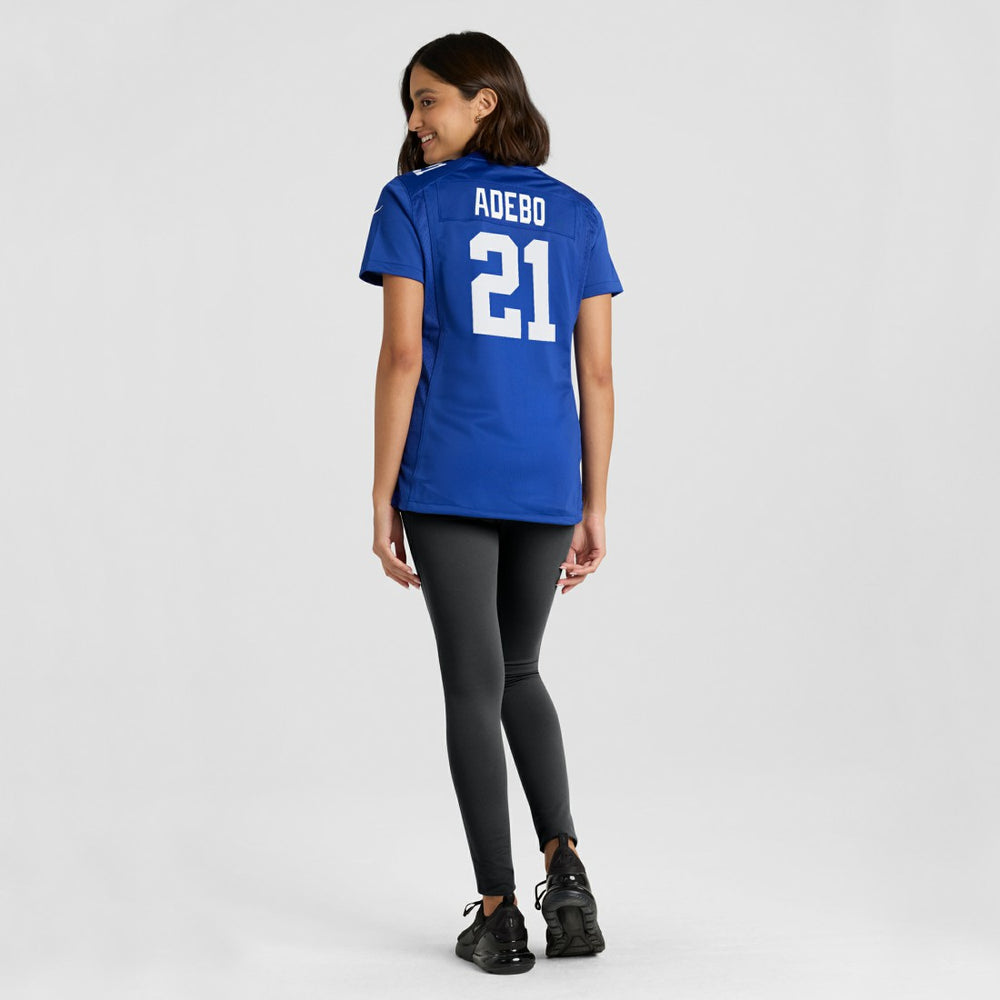 Paulson Adebo New York Giants Women's Team Game Jersey Royal | Nike for Sale