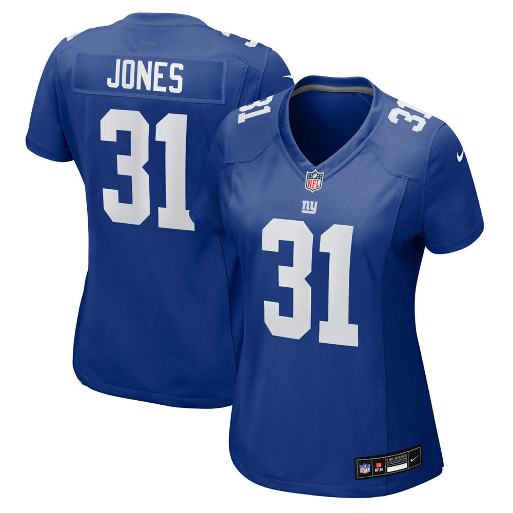 Nic Jones New York Giants Women's Team Game Jersey Royal | Nike for Sale