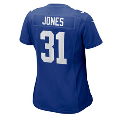 Nic Jones New York Giants Women's Team Game Jersey Royal | Nike for Sale