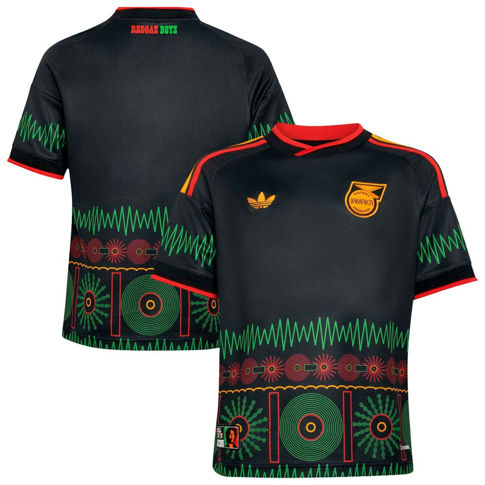 Jamaica National Team Youth 2026 Replica Jersey Black | Adidas discount