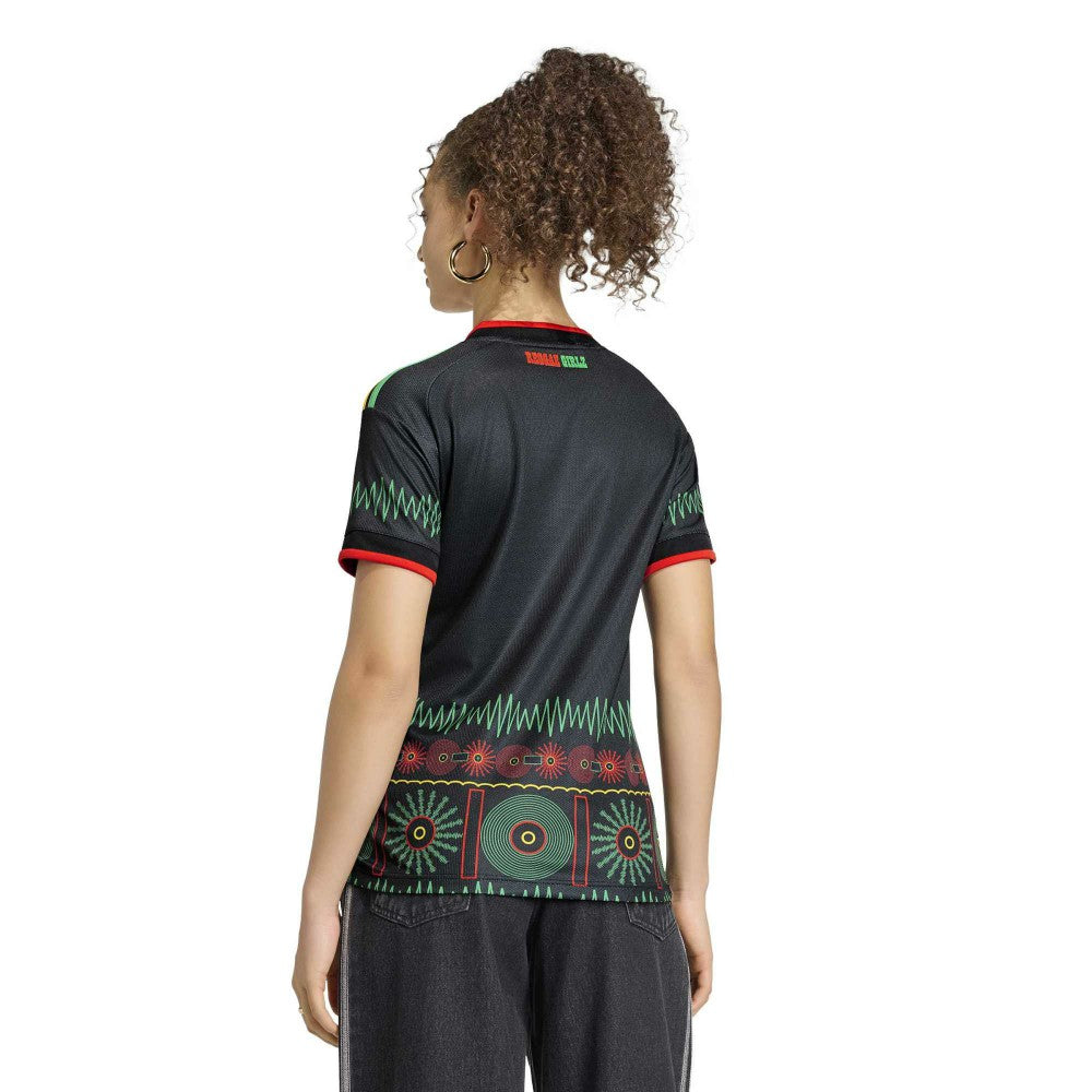 Jamaica National Team Women's 2026 Away Replica Jersey Black | Adidas Online