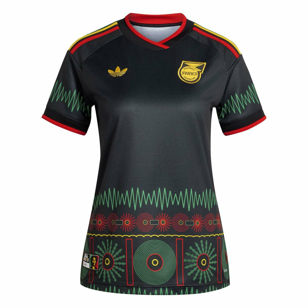Jamaica National Team Women's 2026 Away Replica Jersey Black | Adidas Online