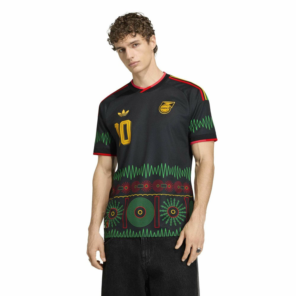 Bob Marley Jamaica National Team 2026 Away Replica Jersey Black | Adidas online