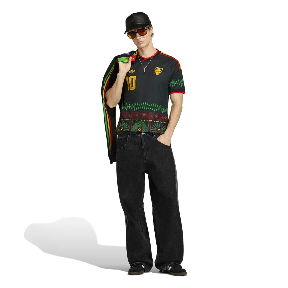Bob Marley Jamaica National Team 2026 Away Replica Jersey Black | Adidas online