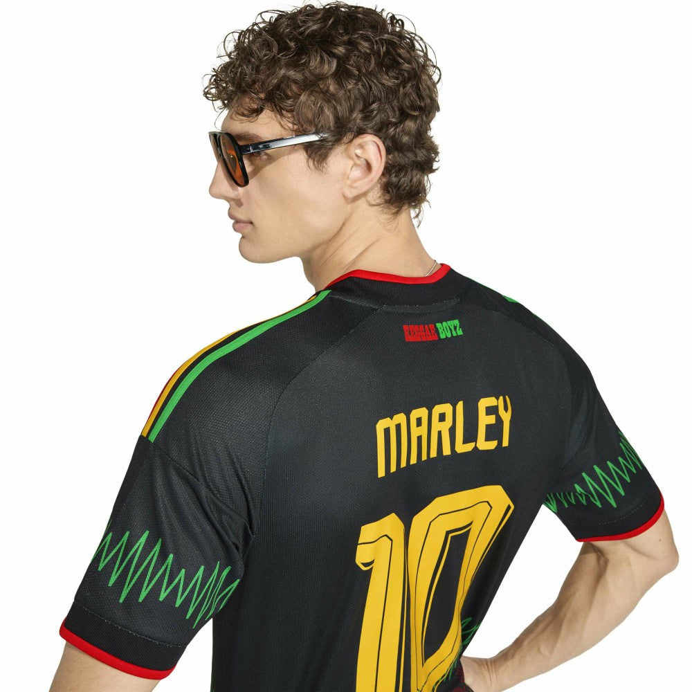 Bob Marley Jamaica National Team 2026 Away Replica Jersey Black | Adidas online